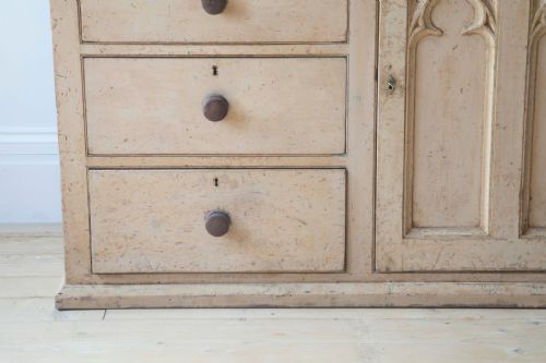 LARGE 19TH CENTURY HOUSEKEEPERS CUPBOARD - ADDITIONAL PHOTO 4
