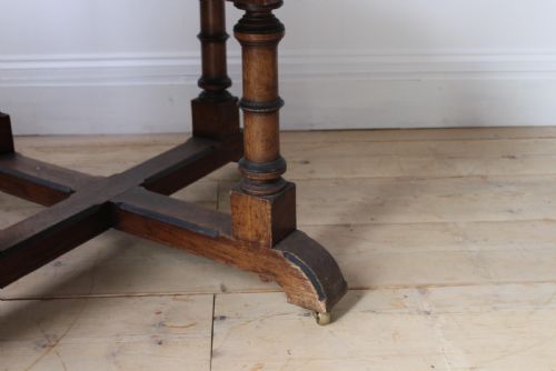 19TH CENTURY GOTHIC CENTER TABLE - ADDITIONAL PHOTO 2
