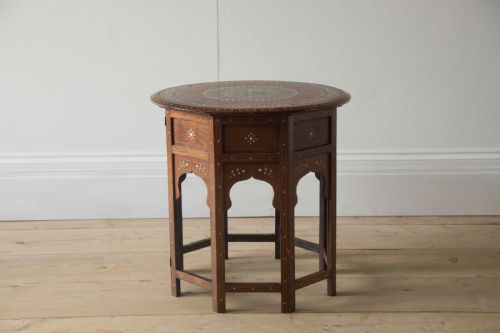 indian hoshiapur side table - CATEGORY: ANTIQUE TABLES - DATED 19TH CENTURY
