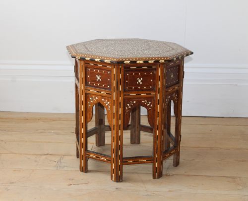hoshiarpur indian table - CATEGORY: ANTIQUE TABLES - DATED 19TH CENTURY