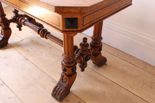 19TH CENTURY CENTER TABLE - ADDITIONAL PHOTO 3