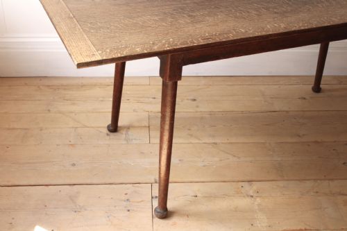 ARTS AND CRAFTS OAK TABLE - ADDITIONAL PHOTO 2