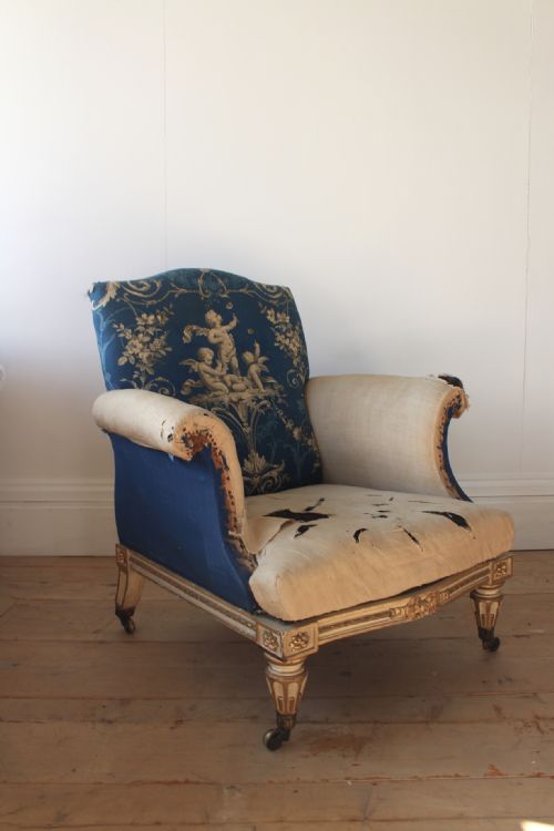 19th century carved armchair - CATEGORY: ANTIQUE CHAIRS - DATED 19TH CENTURY