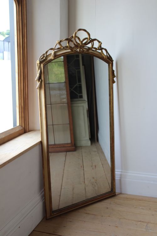 19th century pier mirror - CATEGORY: ANTIQUE MIRRORS - DATED 19TH CENTURY