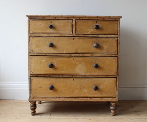 19th century chest of drawers - CATEGORY: ANTIQUE CHEST OF DRAWERS - DATED 19TH CENTURY