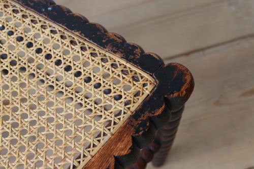 PAIR OF 19TH CENTURY BOBBIN CHAIRS - ADDITIONAL PHOTO 3
