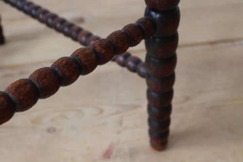 PAIR OF 19TH CENTURY BOBBIN CHAIRS - ADDITIONAL PHOTO 4