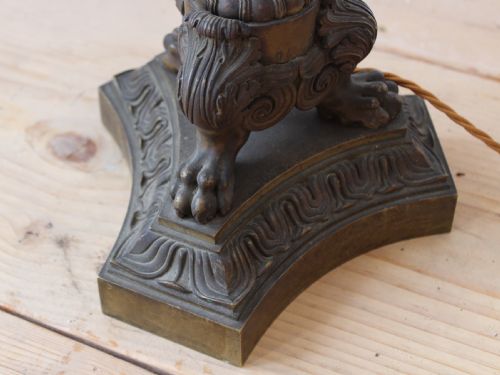 PAIR OF FRENCH EMPIRE LAMPS - ADDITIONAL PHOTO 5