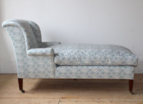 howard and sons daybed - CATEGORY: ANTIQUE BEDS - DATED 19TH CENTURY