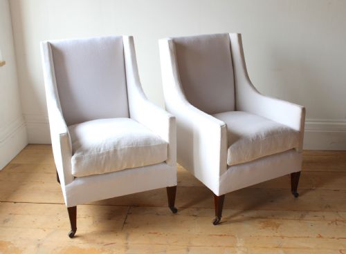PAIR OF REGENCY STYLE CHAIRS - ADDITIONAL PHOTO 2