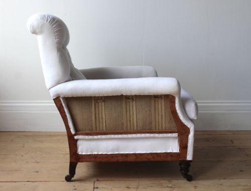 19TH CENTURY VICTORIAN ARMCHAIR - ADDITIONAL PHOTO 5