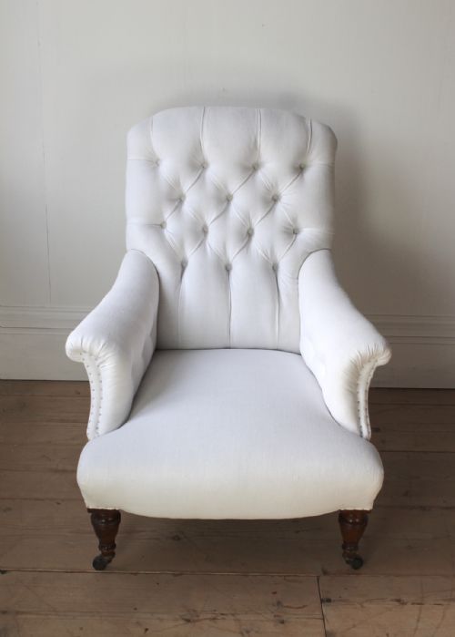19TH CENTURY VICTORIAN ARMCHAIR - ADDITIONAL PHOTO 3