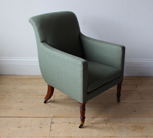 19TH CENTURY LIBRARY CHAIR - ADDITIONAL PHOTO 1