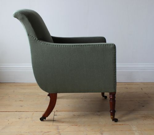 19TH CENTURY LIBRARY CHAIR - ADDITIONAL PHOTO 2
