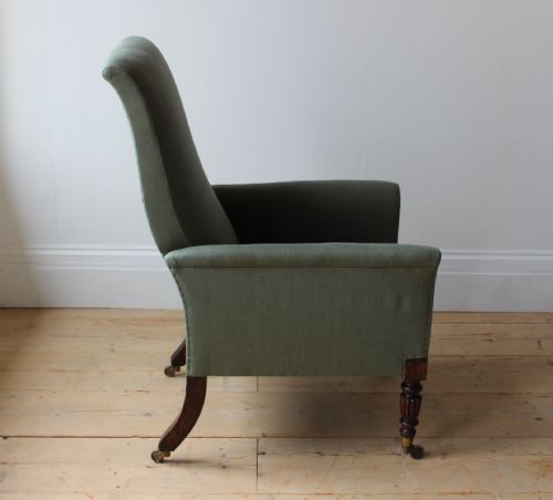 19TH CENTURY LIBRARY CHAIR - ADDITIONAL PHOTO 2