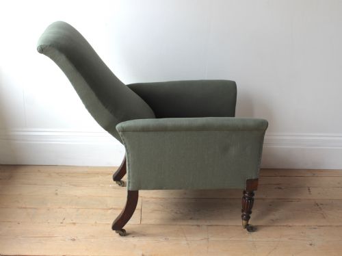 19TH CENTURY LIBRARY CHAIR - ADDITIONAL PHOTO 3