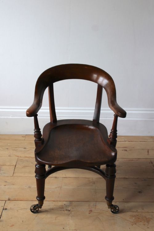 19TH CENTURY DESK CHAIR - ADDITIONAL PHOTO 1
