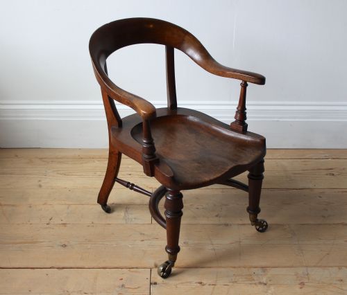 19TH CENTURY DESK CHAIR - ADDITIONAL PHOTO 2