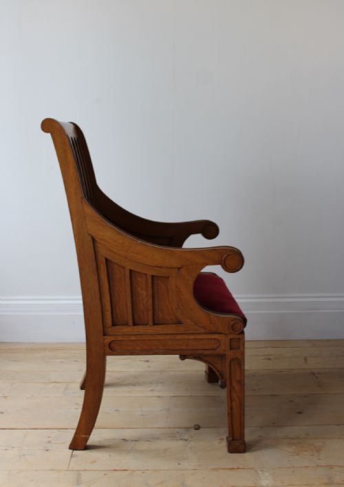 19TH CENTURY GOTHIC ARMCHAIR - ADDITIONAL PHOTO 1