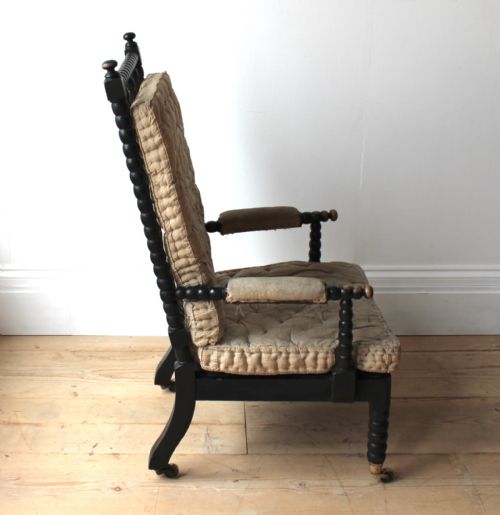 PAIR OF 19TH CENTURY BOBBIN ARMCHAIRS - ADDITIONAL PHOTO 3