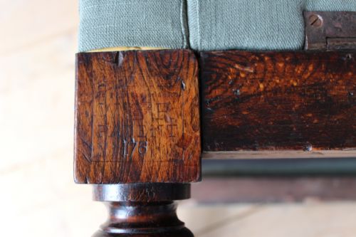 19TH CENTURY LIBRARY CHAIR - ADDITIONAL PHOTO 7