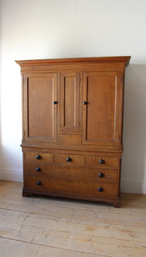 19th century housekeepers cupboard - CATEGORY: ANTIQUE CUPBOARDS - DATED 19TH CENTURY