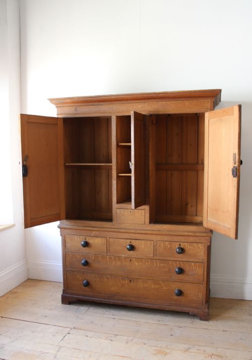 19TH CENTURY HOUSEKEEPERS CUPBOARD - ADDITIONAL PHOTO 1