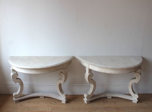 PAIR OF 1920S CONSOLE TABLES - ADDITIONAL PHOTO 1