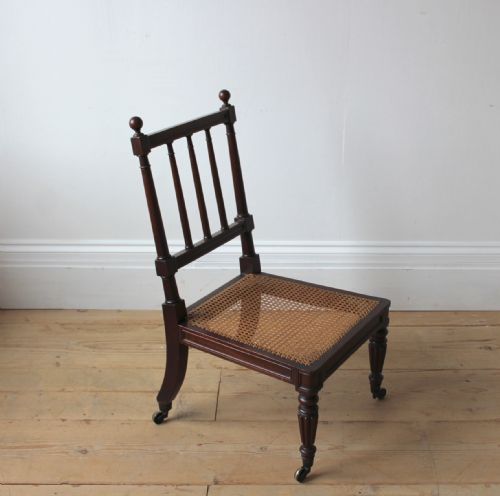 19TH CENTURY GILLOWS SLIPPER CHAIR - ADDITIONAL PHOTO 1