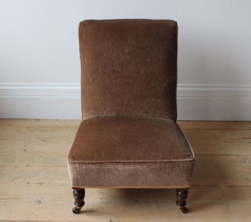 19th century gillows slipper chair - CATEGORY: ANTIQUE CHAIRS - DATED 19TH CENTURY
