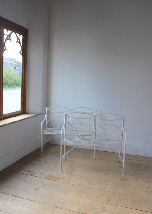 PAIR OF REGENCY GARDEN CHAIRS - ADDITIONAL PHOTO 1