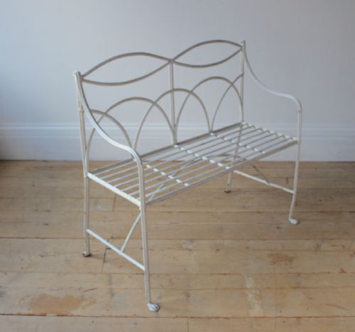 PAIR OF REGENCY GARDEN CHAIRS - ADDITIONAL PHOTO 4
