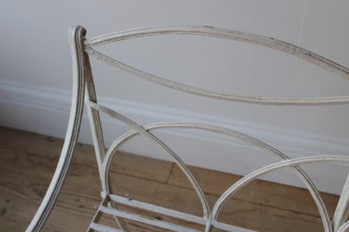 PAIR OF REGENCY GARDEN CHAIRS - ADDITIONAL PHOTO 5