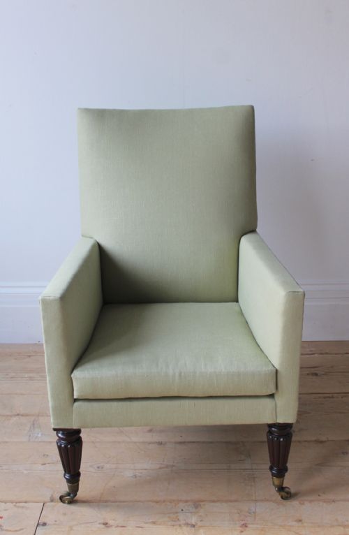 19TH CENTURY LIBRARY CHAIR - ADDITIONAL PHOTO 1