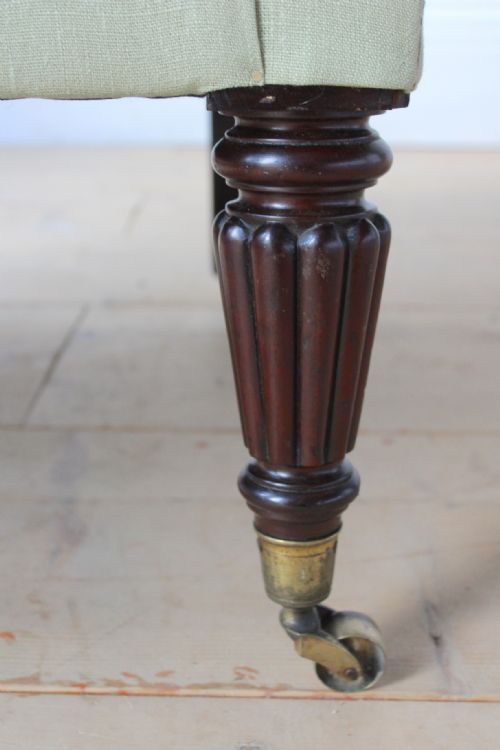 19TH CENTURY LIBRARY CHAIR - ADDITIONAL PHOTO 4