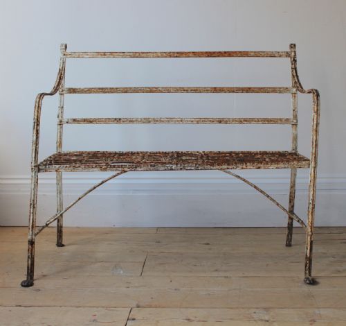 19th century regency bench - CATEGORY: ANTIQUE FURNITURE - DATED 19TH CENTURY