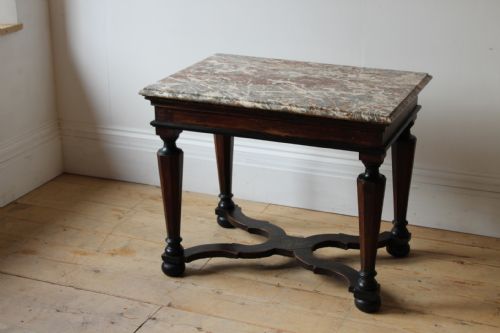 MARBLE TOPPED CENTER TABLE - ADDITIONAL PHOTO 1
