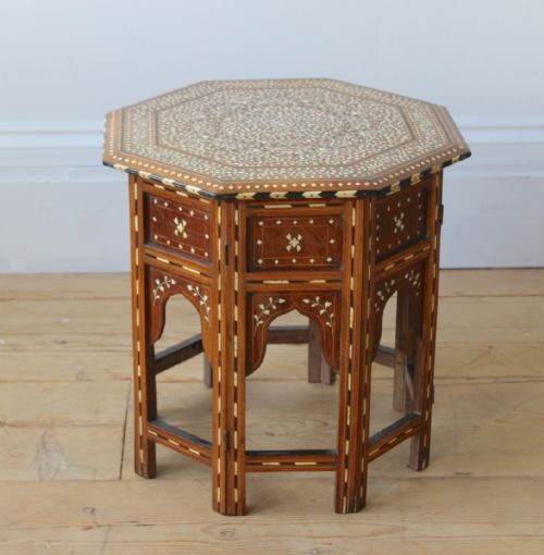 19th century hoshiarpur table - CATEGORY: ANTIQUE TABLES - DATED 19TH CENTURY