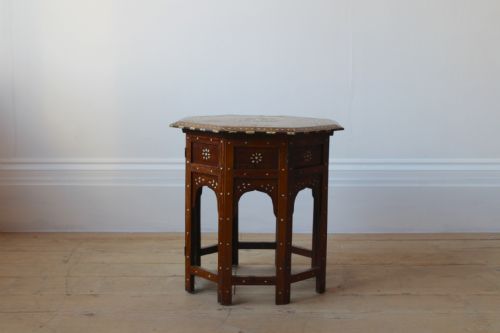 indian hoshiapur side table - CATEGORY: ANTIQUE TABLES - DATED 19TH CENTURY