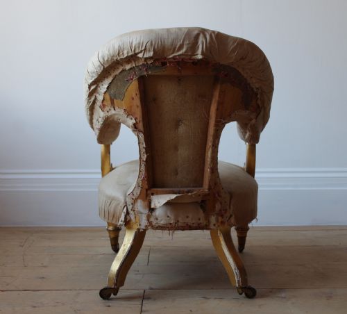 PAIR OF 19TH CENTURY ARMCHAIRS - ADDITIONAL PHOTO 3