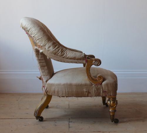 PAIR OF 19TH CENTURY ARMCHAIRS - ADDITIONAL PHOTO 4