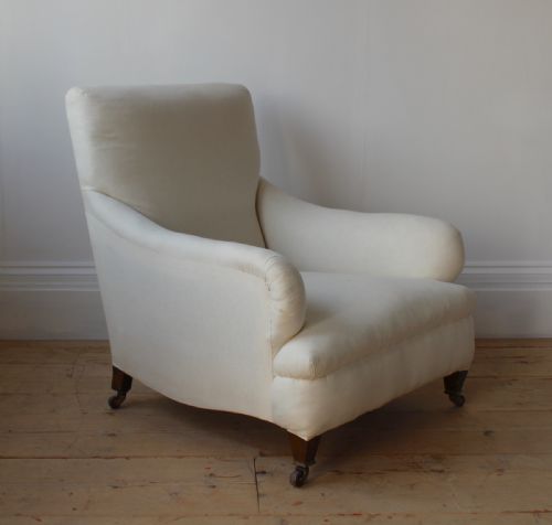 PAIR OF HOWARD STYLE ARMCHAIRS - ADDITIONAL PHOTO 1