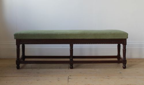 19th century gothic revival bench - CATEGORY: ANTIQUE FURNITURE - DATED 19TH CENTURY