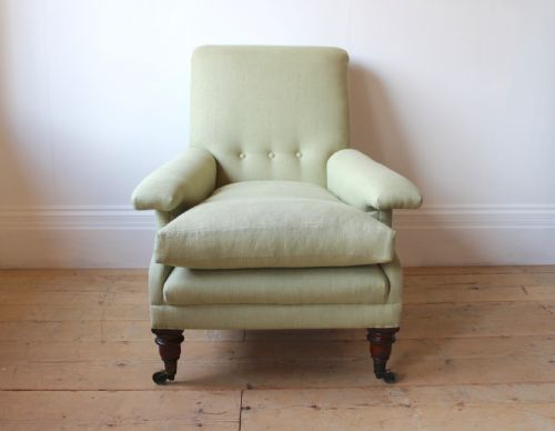 19TH CENTURY LIBRARY CHAIR - ADDITIONAL PHOTO 2