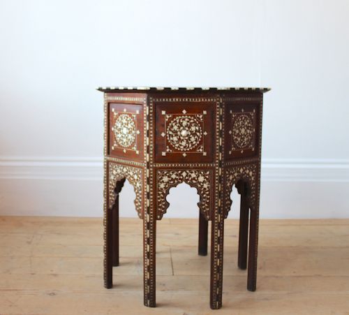 19th century hoshiarpur table - CATEGORY: ANTIQUE TABLES - DATED 19TH CENTURY