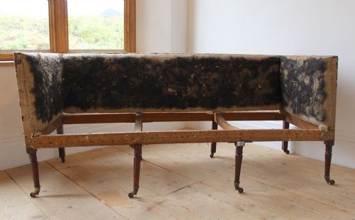 george iii sofa - CATEGORY: ANTIQUE SOFAS - DATED 19TH CENTURY