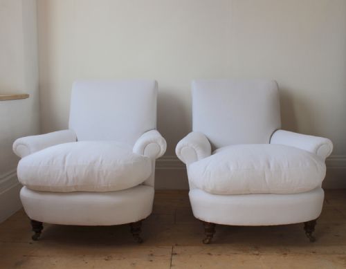 pair of 19th century armchairs - CATEGORY: ANTIQUE CHAIRS - DATED 19TH CENTURY