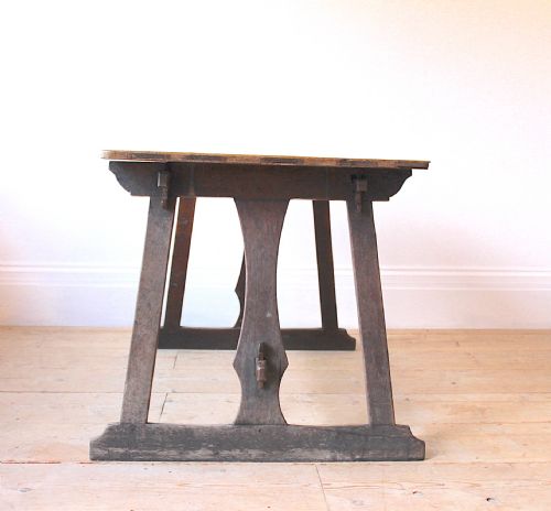 19TH CENTURY REFECTORY TABLE - ADDITIONAL PHOTO 5