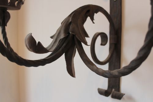 20TH CENTURY GOTHIC WALL LIGHTS - ADDITIONAL PHOTO 4