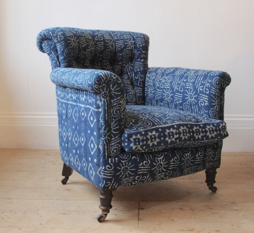 19TH CENTURY HOWARD STYLE ARMCHAIR - ADDITIONAL PHOTO 1